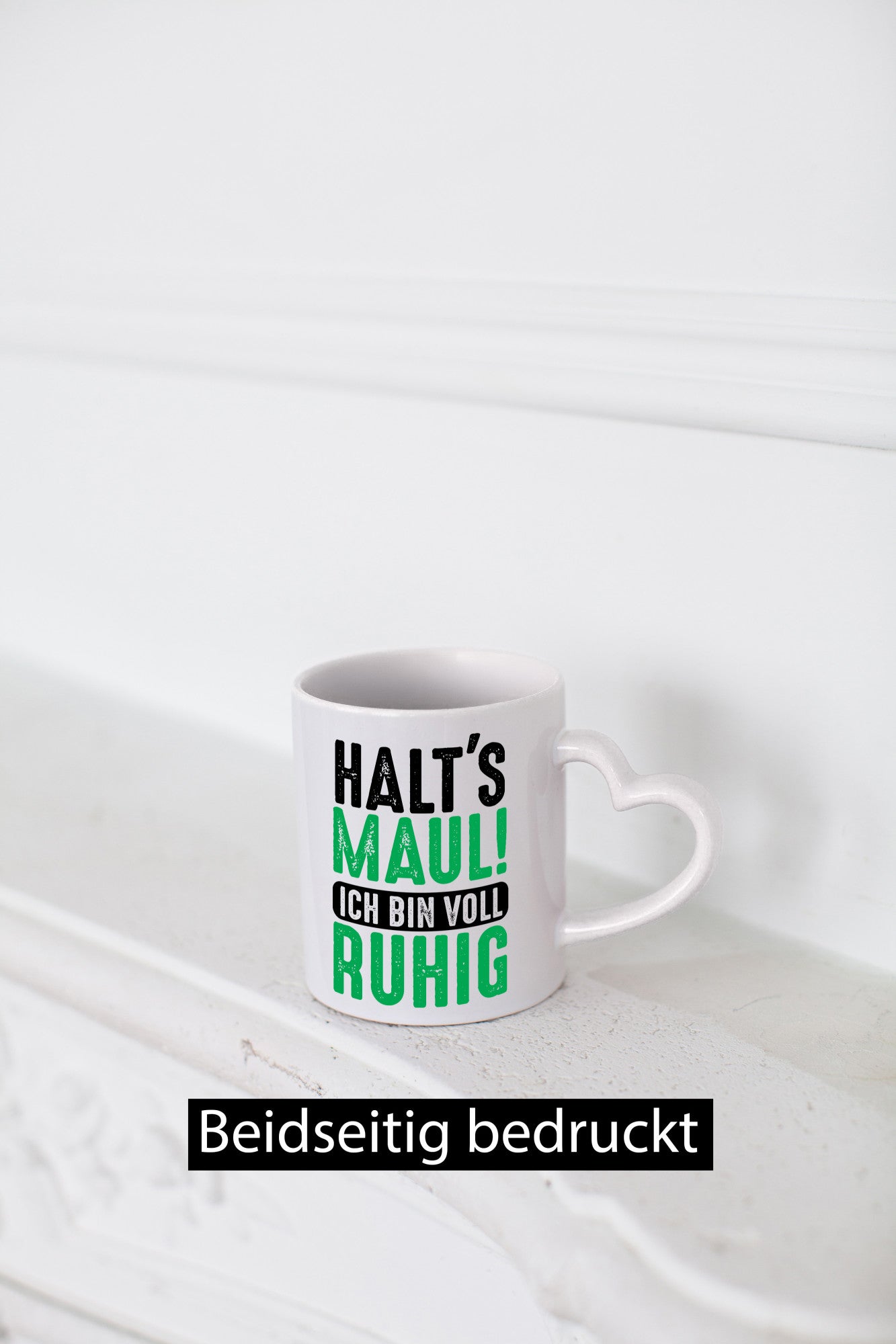 Halts maul ich bin voll Ruhig | Ironie Humor lustig Geschenkidee Geschenk Tasse