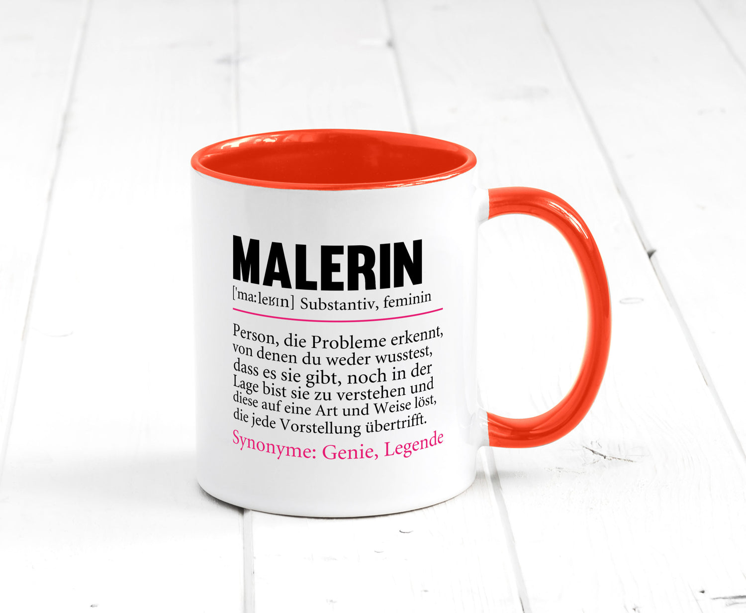 Malerin | Spruch Beruf lustig Malerinnen Humor Arbeit Kollegen Büro