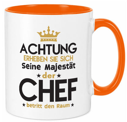 Seine Majestät Chef | Führungskraft Vorgesetzter Geschenk Arbeit Kollegen Büro Tasse