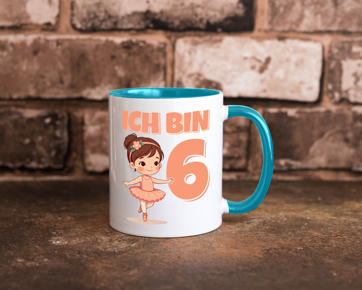 6 Geburtstag | Jahre Ballerina Mädchen Ballet lustig Geschenkidee Geschenk Tasse