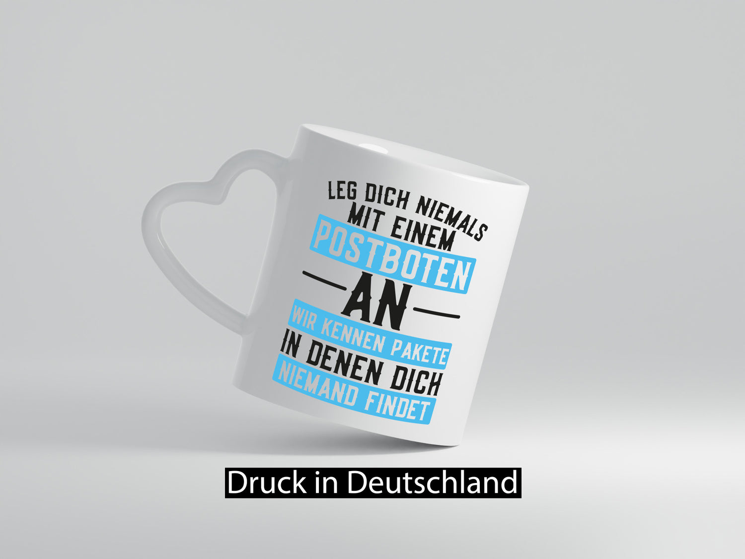 Leg dich nicht mit Postboten an | Paket Zusteller Kurier Geschenkidee Humor