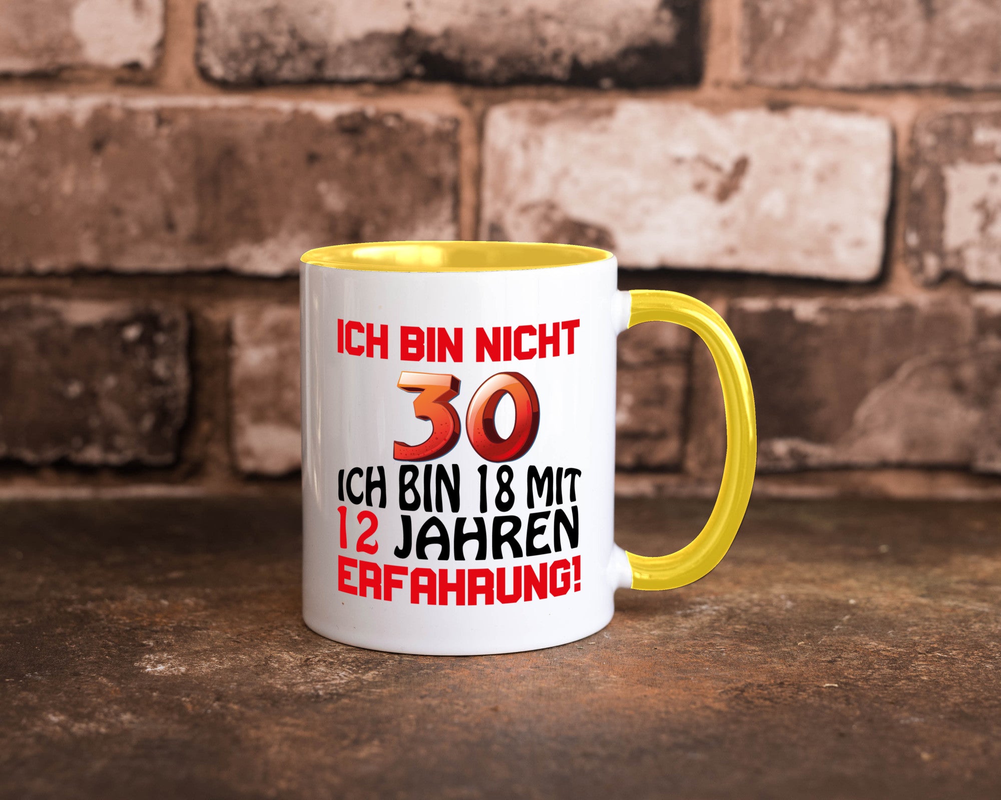 Ich bin nicht 30. lustiger Spruch Geschenk Humor Geschenkidee Tasse