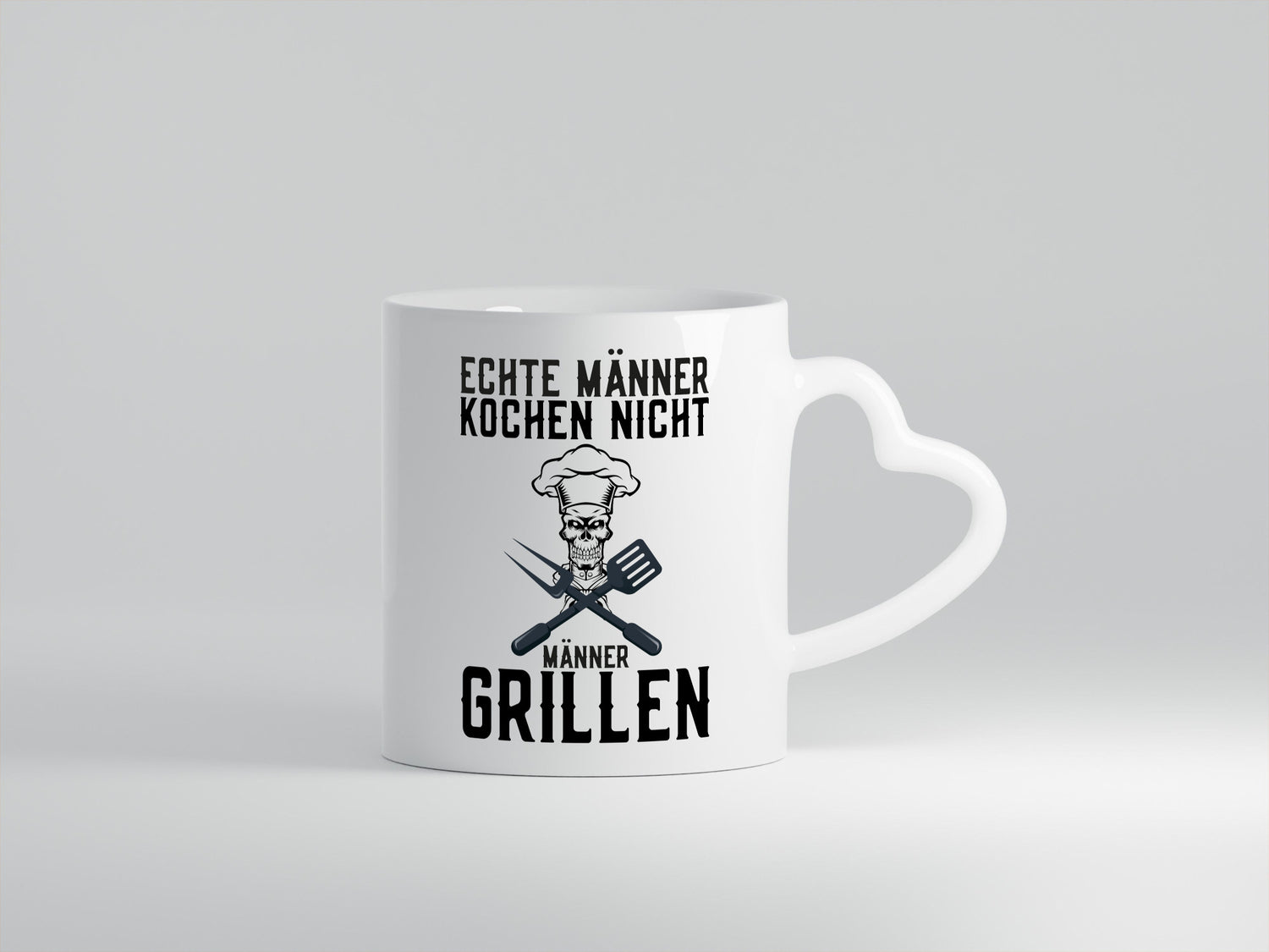 Echte Männer kochen nicht | Grillen Grillmeister lustiger Spruch Geschenk Humor
