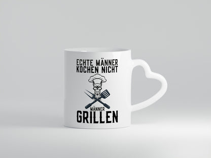 Echte Männer kochen nicht | Grillen Grillmeister lustiger Spruch Geschenk Humor