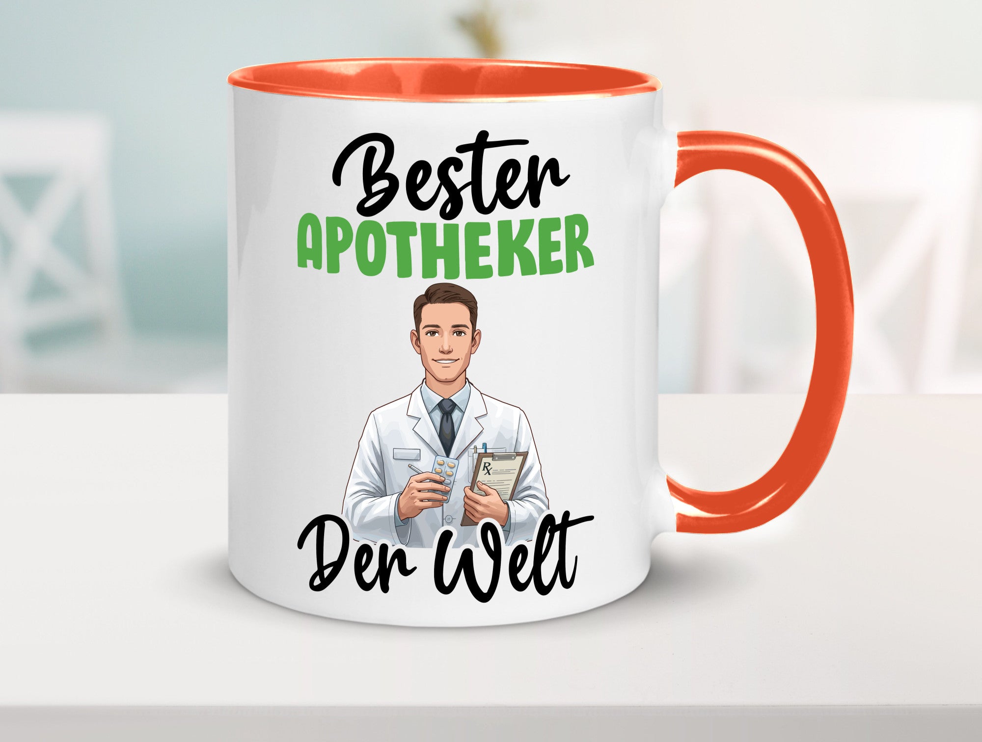 Bester Apotheker | Apotheke Pharmazie v2 Humor Geschenkidee Tasse