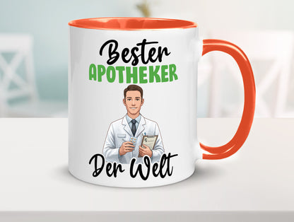 Bester Apotheker | Apotheke Pharmazie v2 Humor Geschenkidee Tasse