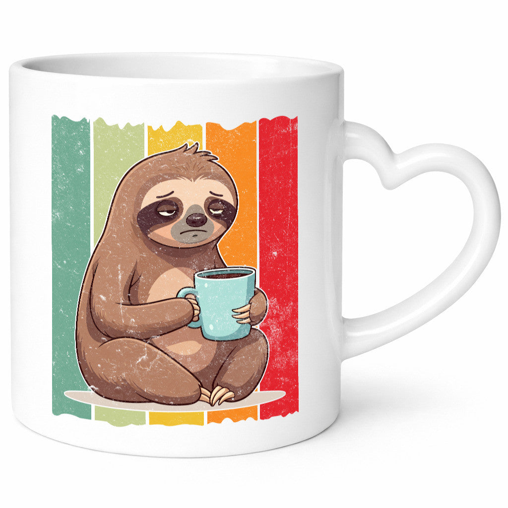 Bevor du fragst nein | Faultier Kaffee Ich hasse Menschen lustig Tierliebhaber