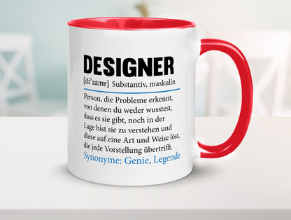 Designer Beruf | Gestalter Medien Schmuck Mode Geschenk Arbeit Kollegen Büro