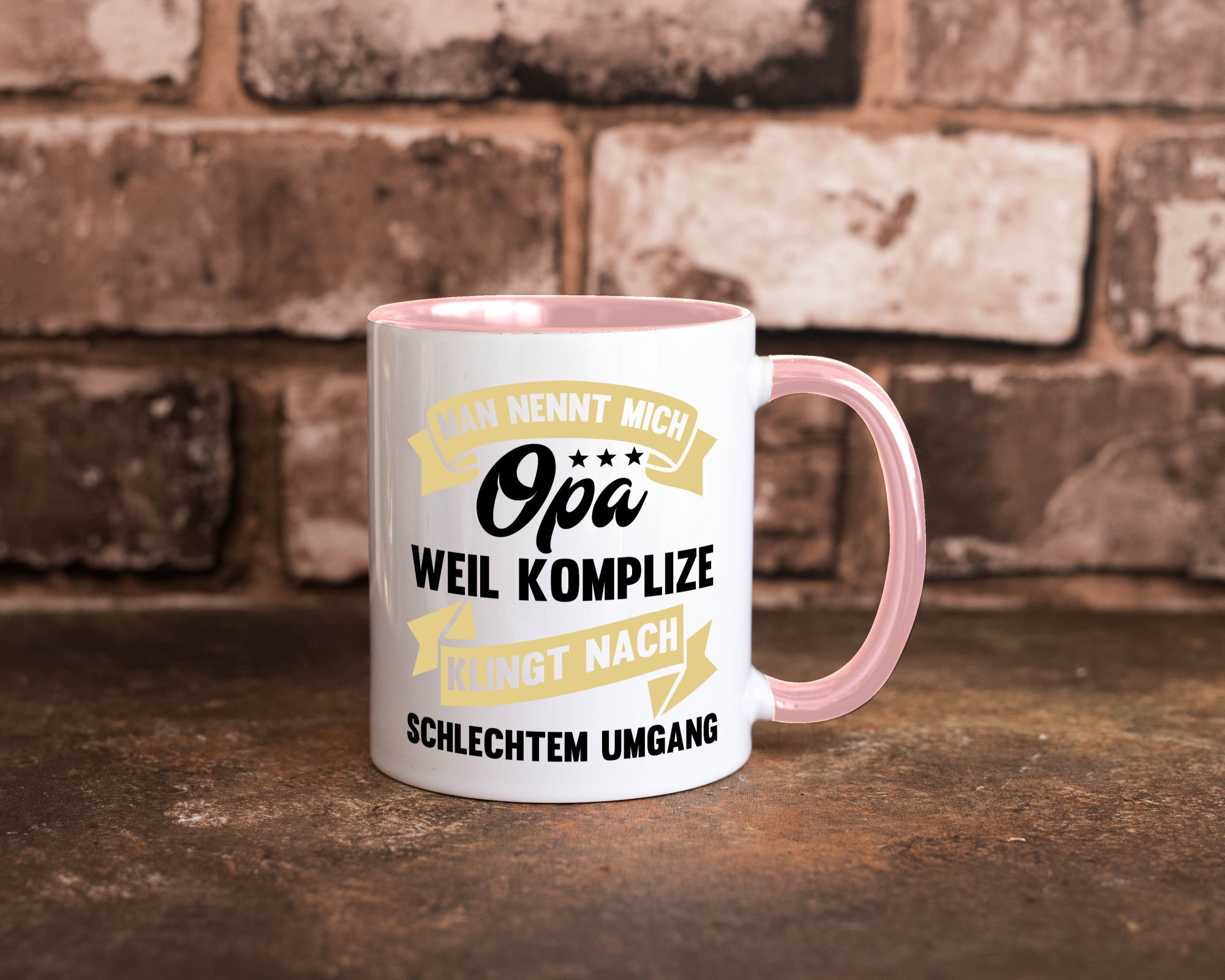 Man nennt mich Opa | Bester der Welt Humor Familie Geschenkidee Tasse