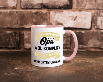 Man nennt mich Opa | Bester der Welt Humor Familie Geschenkidee Tasse
