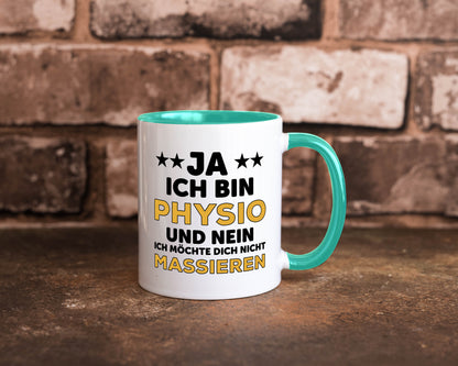 Ich bin Physio | lustige Spruch Tasse Physiotherapeut Geschenkidee Humor