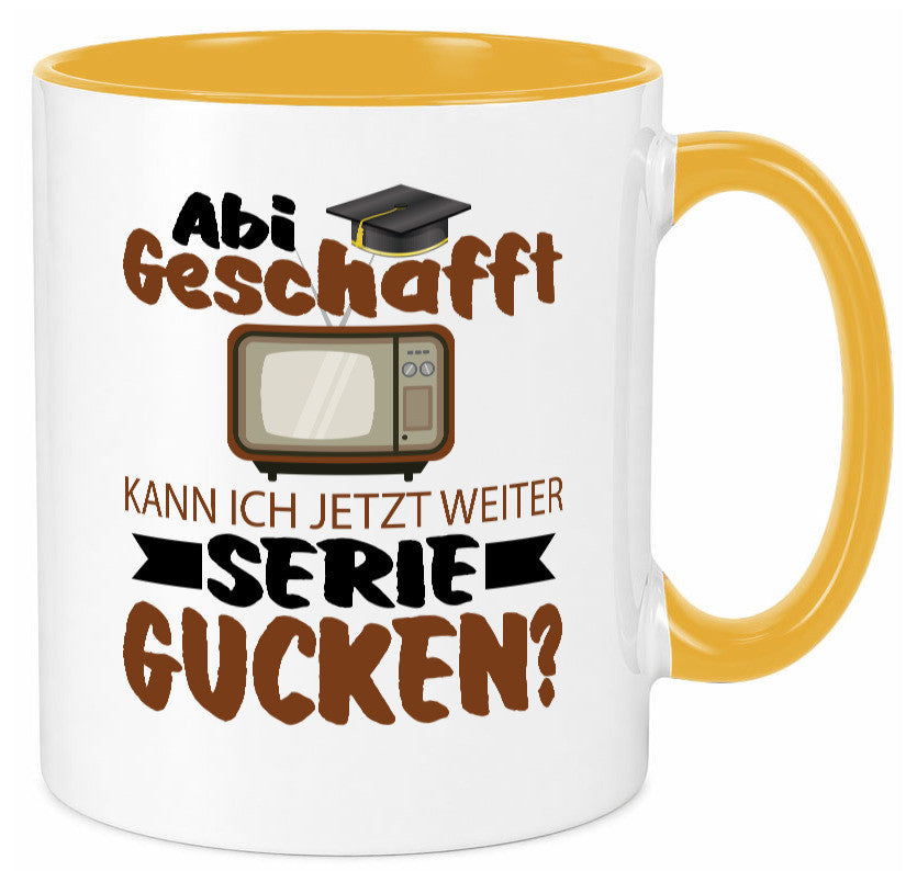 Abi Geschaft | Serie Gucken Bachlor Abitur Geschenk Humor Geschenkidee lustiger