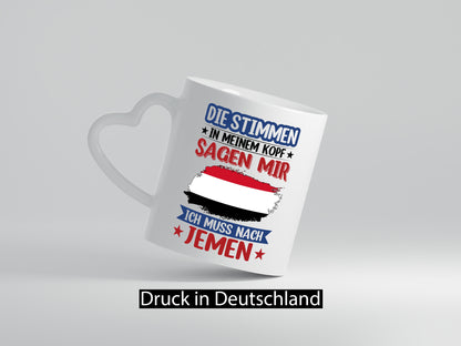 Jemen | Urlaub Stimmen in meinem Kopf Traumland Geschenk Humor Geschenkidee