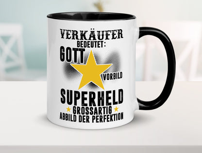 Bedeutung von Verkäufer | Kollege Verkaufsjob lustiger Spruch Geschenk Arbeit Tasse