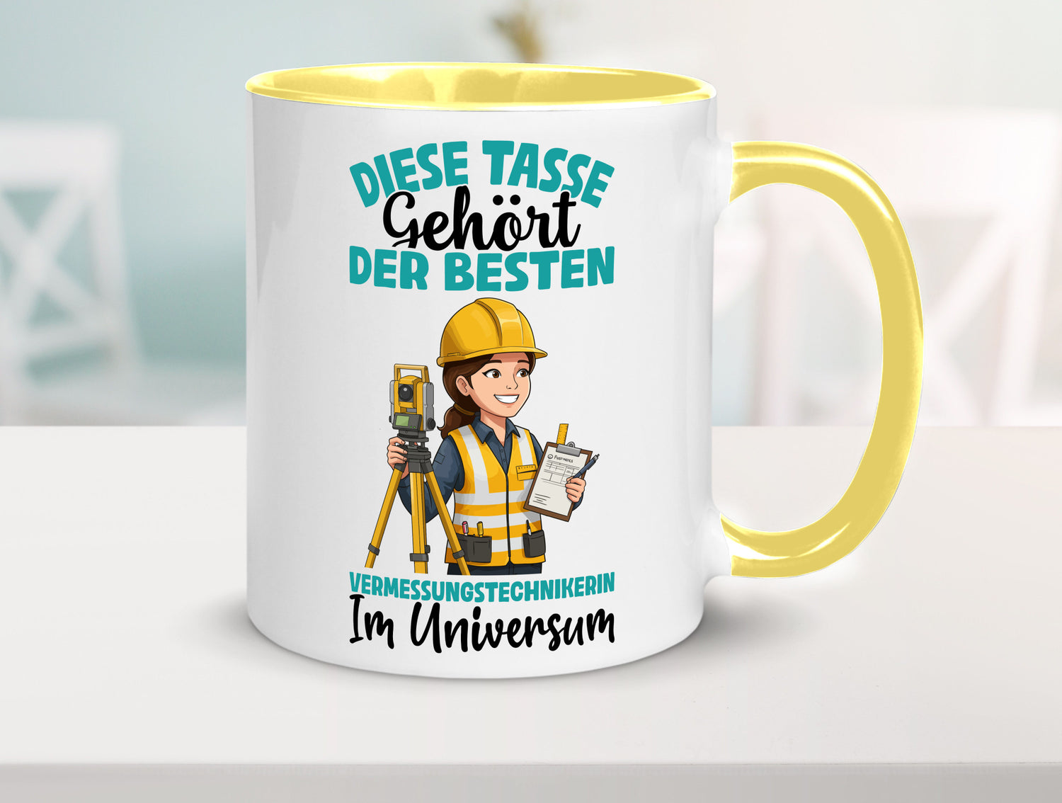 Im Universum: Vermessungstechnikerin | Techniker lustiger Spruch Geschenk Humor