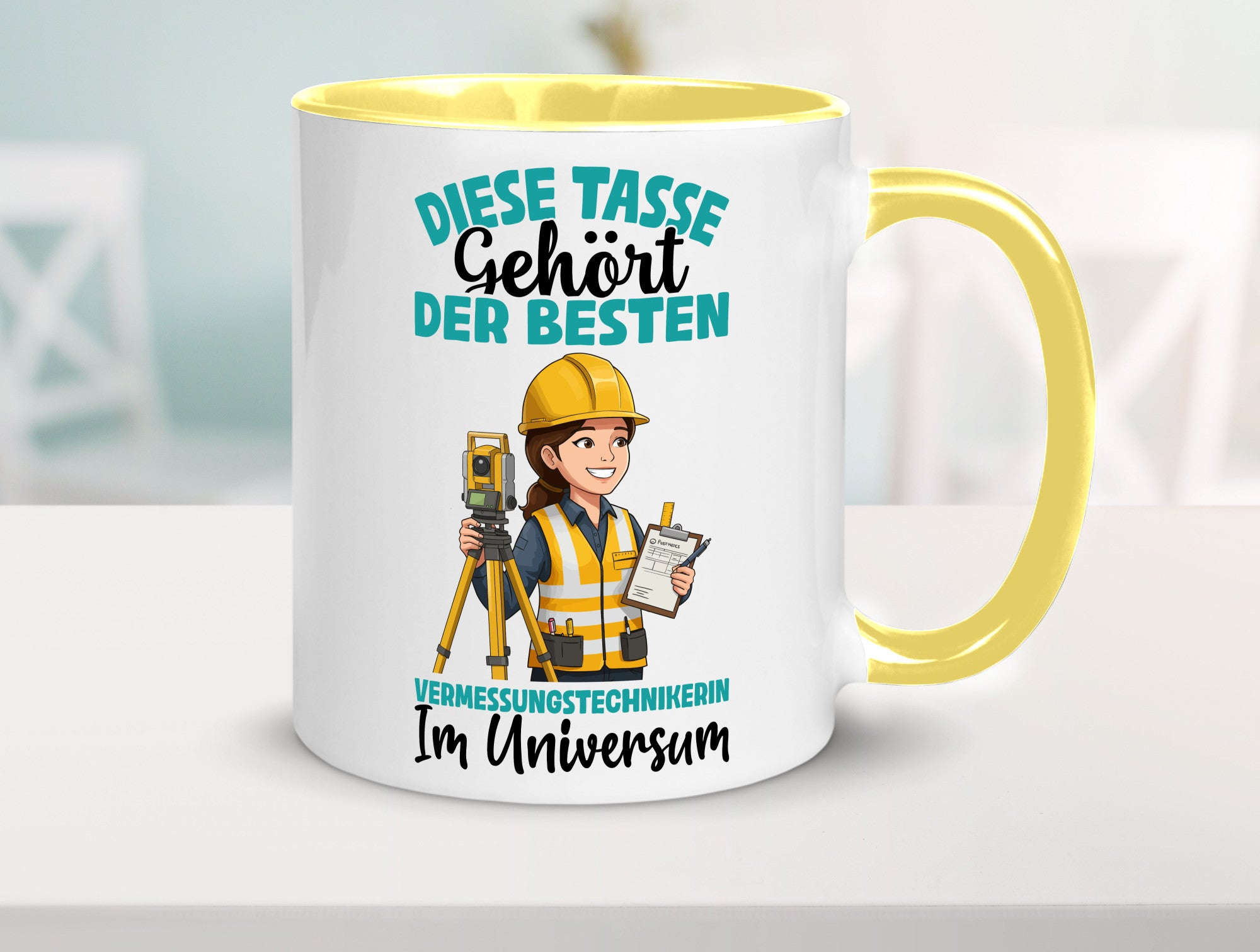 Im Universum: Vermessungstechnikerin | Techniker lustiger Spruch Geschenk Humor