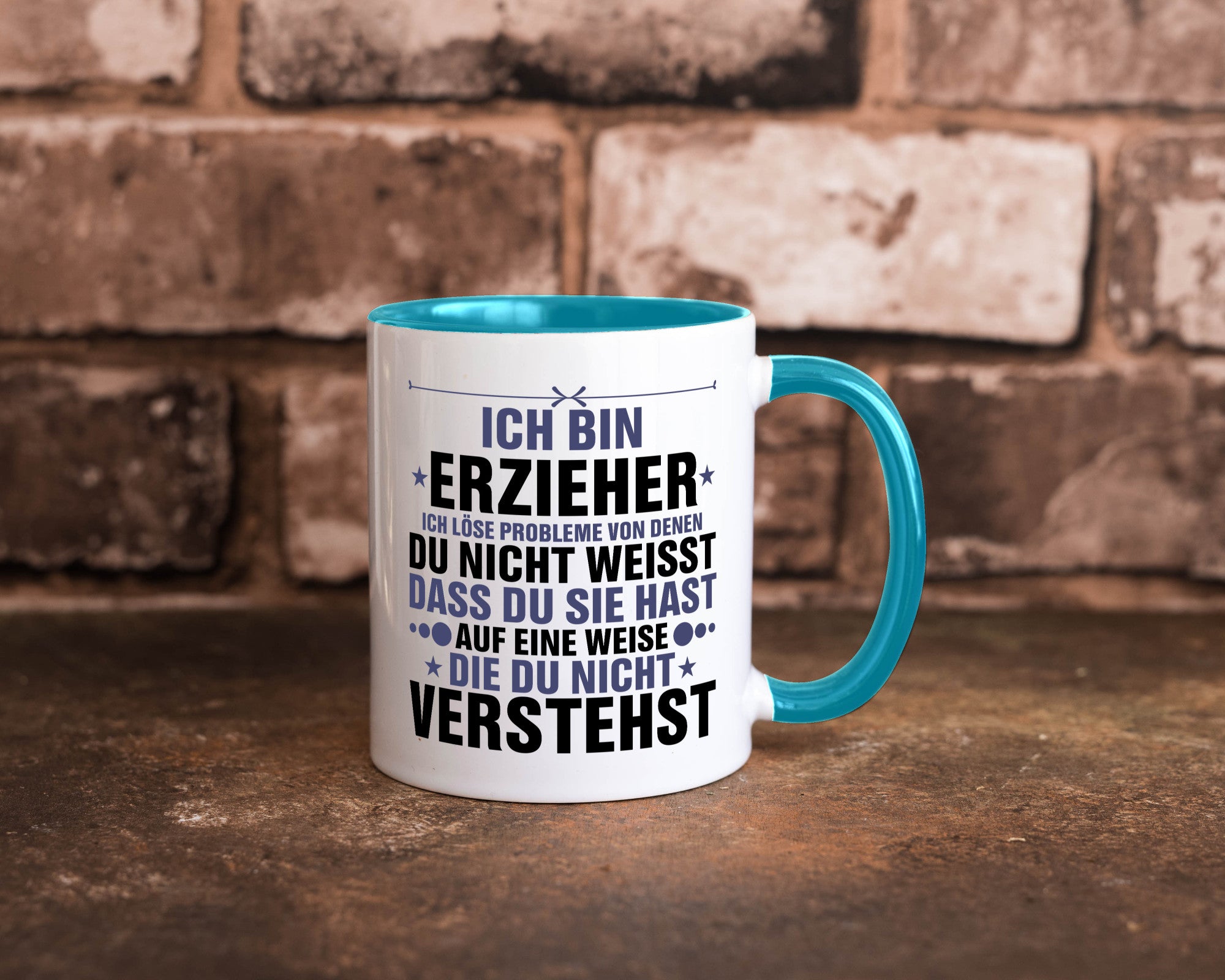 Löse Probleme: Erzieher | Pädagoge Schule v2 lustiger Spruch Geschenk Humor