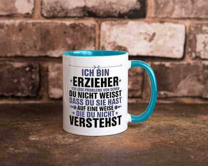 Löse Probleme: Erzieher | Pädagoge Schule v2 lustiger Spruch Geschenk Humor