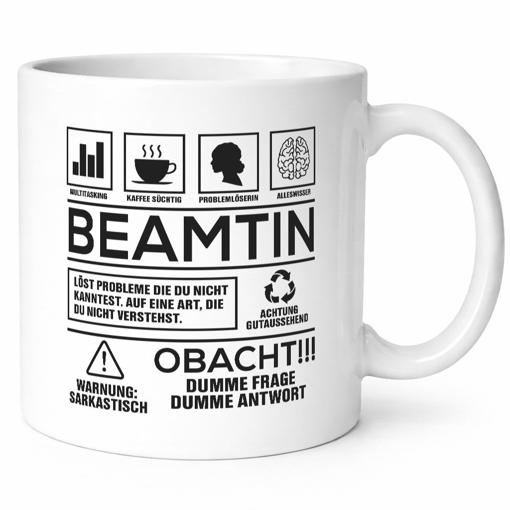 Achtung Probleme Beamtin | Verbeamtung öffentlicher Dienst Geschenkidee Humor