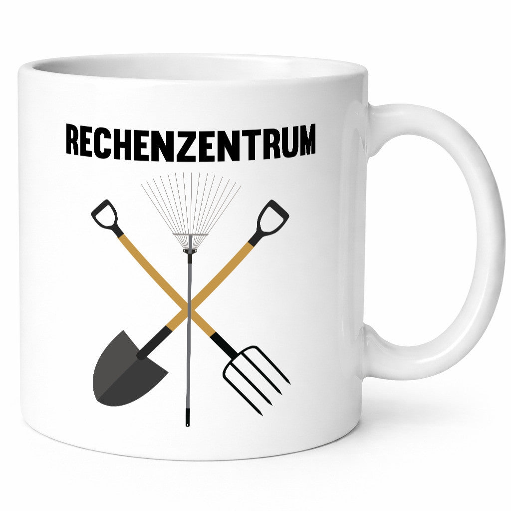 Rechenzentrum | Gärtner Garten lustiger Spruch Geschenk Humor Geschenkidee Tasse