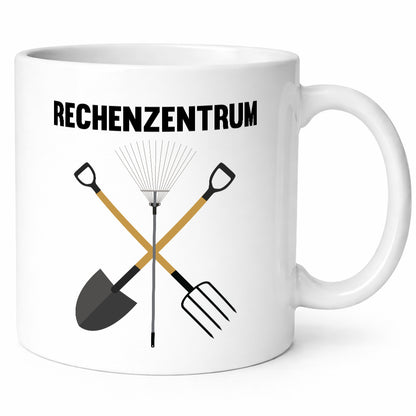 Rechenzentrum | Gärtner Garten lustiger Spruch Geschenk Humor Geschenkidee Tasse