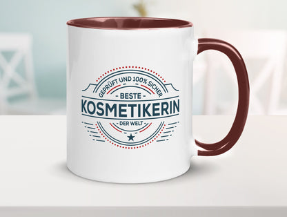 Geprüft und sicher: Kosmetikerin | Kosmetik Stylistin lustig Humor Geschenkidee
