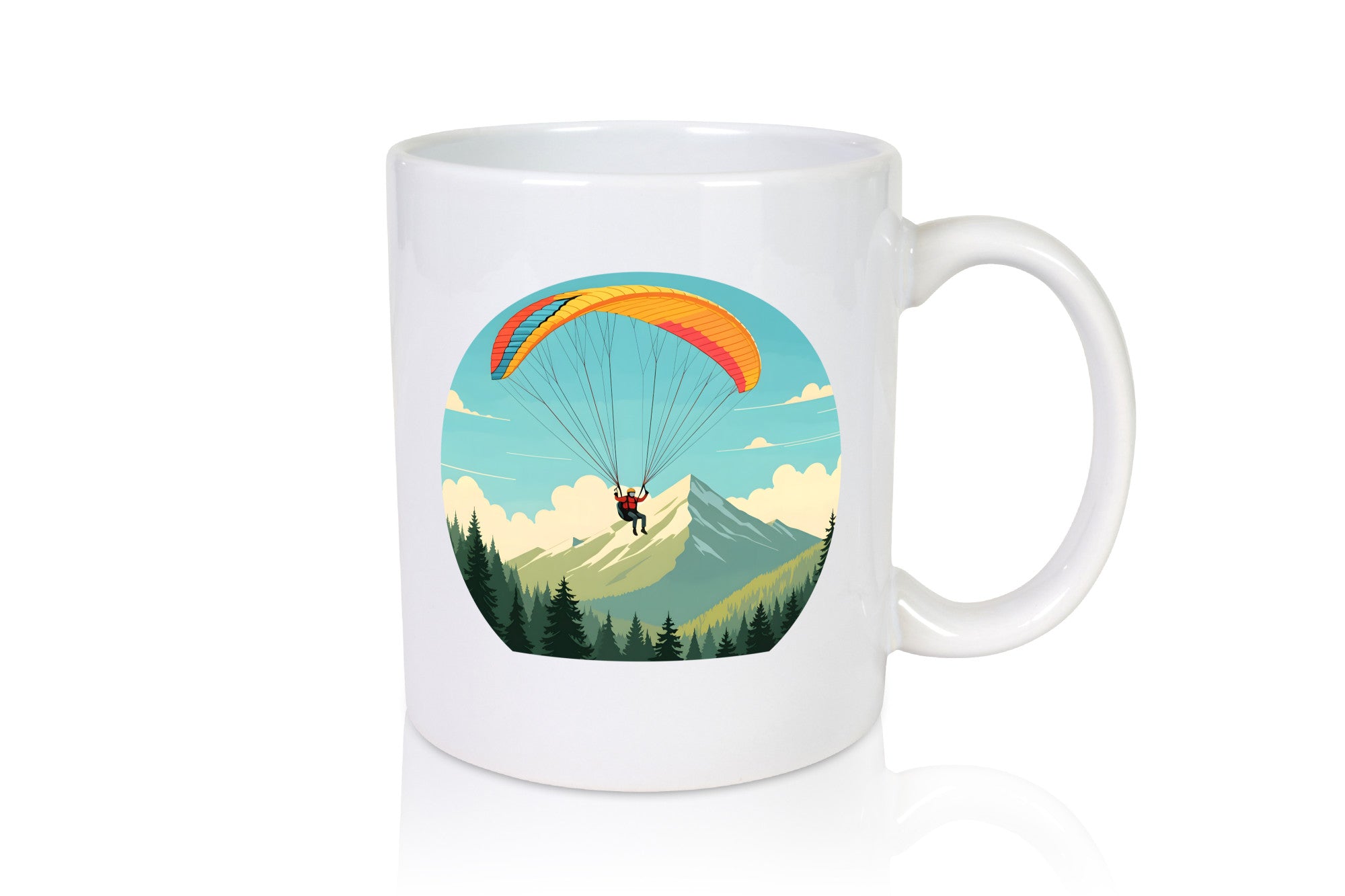 Gleitschirm | Motiv Paragleiter Gleitschirmfliegen vl9 Humor Geschenkidee Tasse