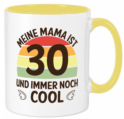 Mama 30, noch cool | Flügel lustig Familie Geschenkidee Geschenk Tasse