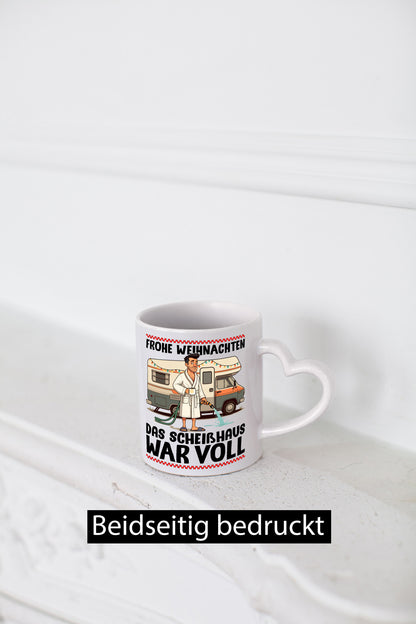 Frohe Weihnachten | Ugly Christmas Scheißhaus war voll Humor Geschenkidee Tasse
