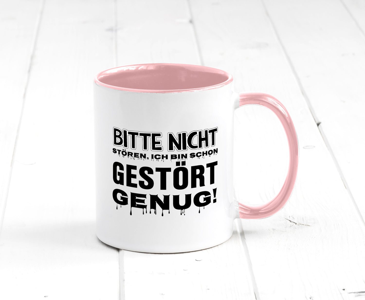 Ich bin schon gestört lustiger Spruch Geschenk Humor Geschenkidee Tasse