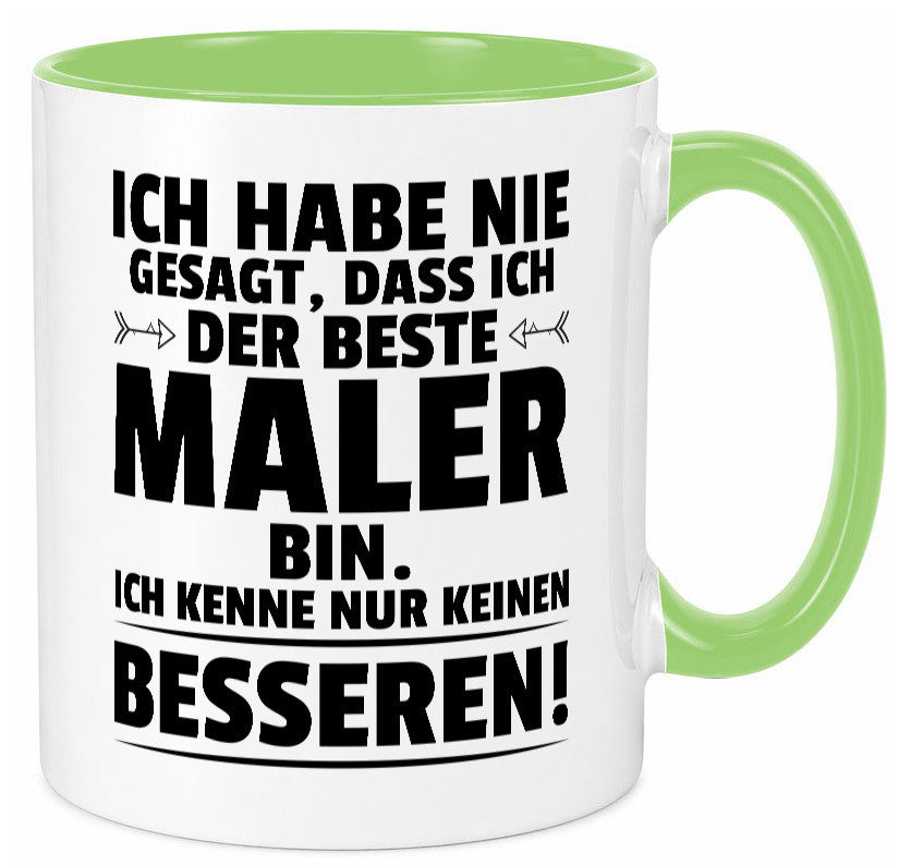 Der Beste Maler | Malerei lustiger Spruch Geschenk Humor Geschenkidee Tasse
