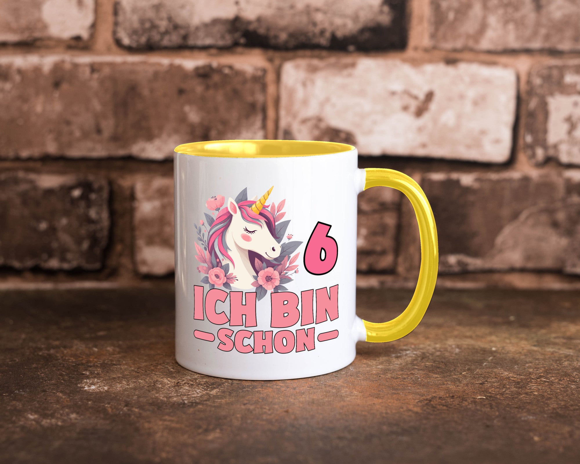 6. Geburtstag | 6 Jahre Einhorn bin schon Mädchen Geschenk Geschenkidee