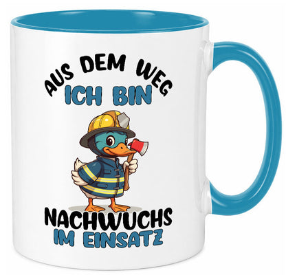 THW nachwuchs | Technische Hilfe Hilfswerk aus dem weg Geschenkidee Humor Tasse