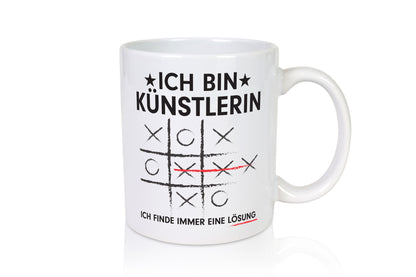 Löse Probleme: Künstlerin| Kunst lustiger Spruch Geschenk Humor Geschenkidee