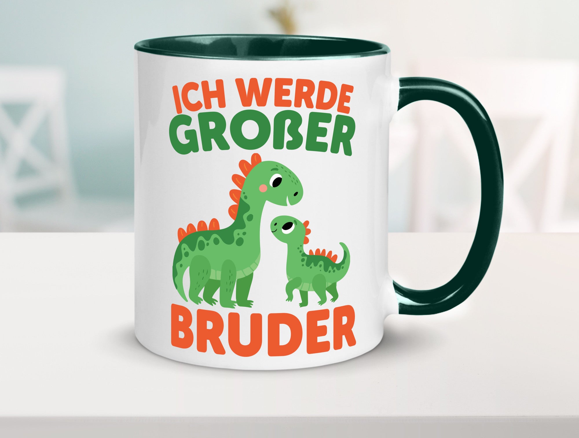 Ich werde Großer Bruder | Dino Brudersaurus lustig Humor Geschenkidee Geschenk