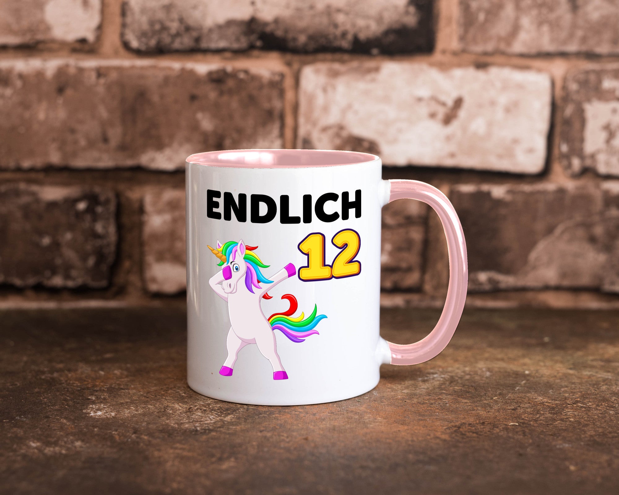 12. Geburtstag | endlich 12 Jahre Einhorn Mädchen lustig Geschenkidee Geschenk