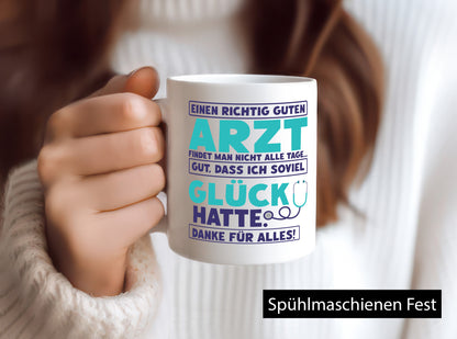 Richtig guter Arzt | Dankeschön Tasse Ärzte Spruch vl3 Humor Geschenkidee