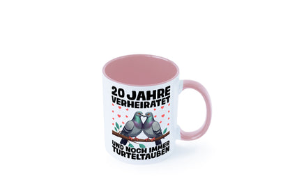20 Jahre verheiratet | Turteltauben Ehe Ehepaar lustig Humor Geschenkidee