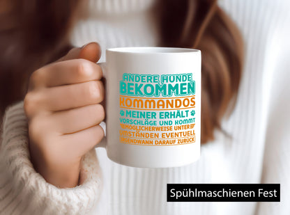 Hunde Training | Hundebesitzer Tasse Hundekommando vl10 Geschenk Tierliebhaber