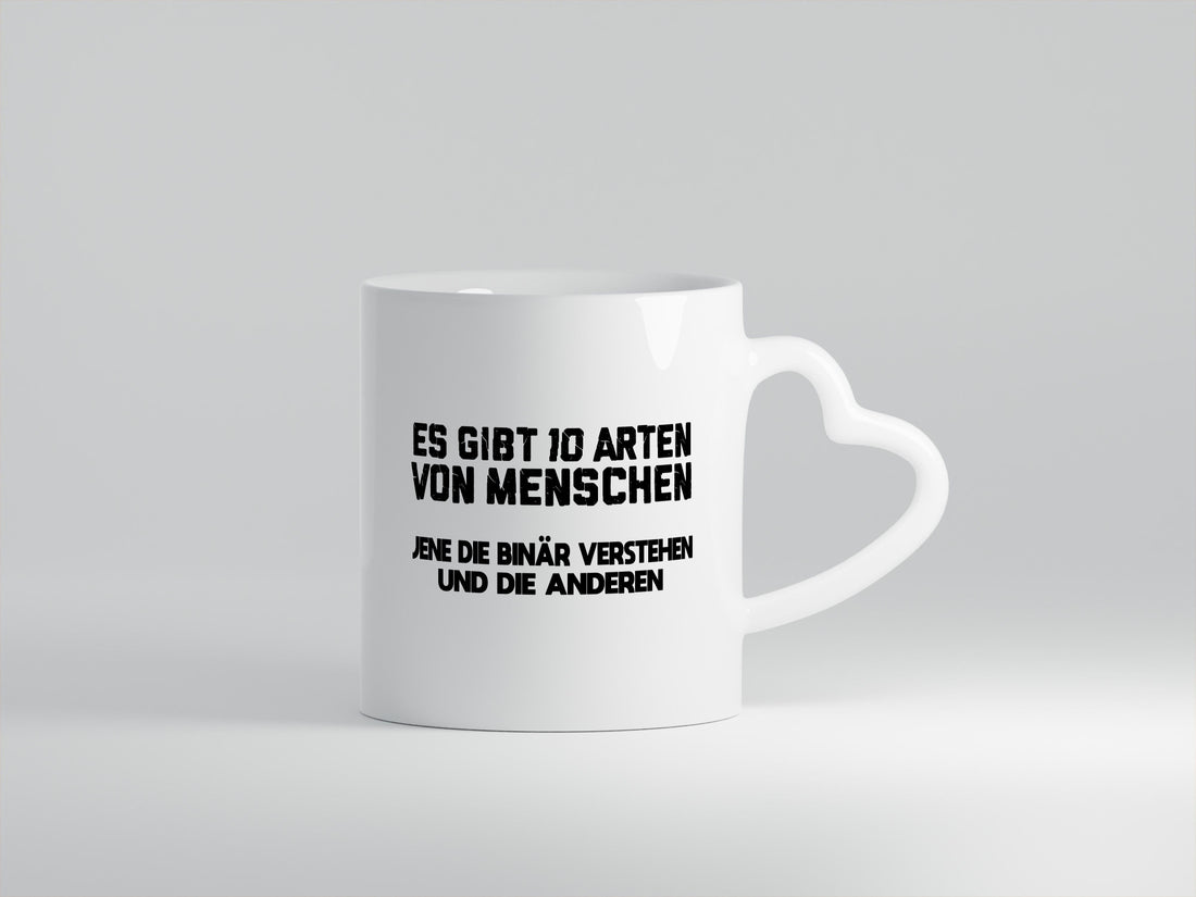 10 Arten von Menschen | Binär Humor Witz Spaß Geschenkidee Tasse