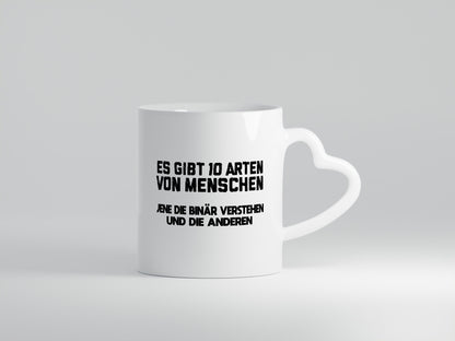 10 Arten von Menschen | Binär Humor Witz Spaß Geschenkidee Tasse