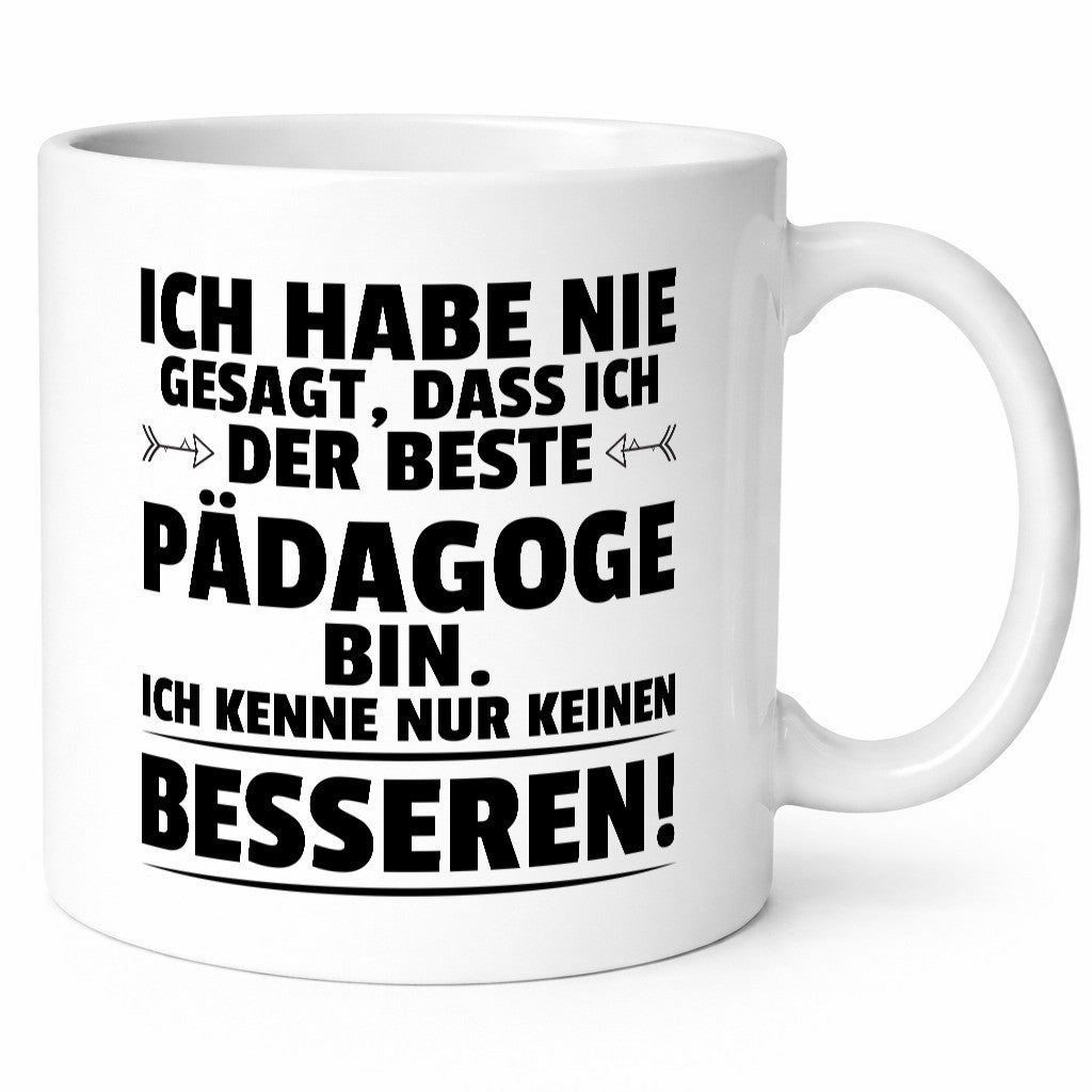 Der Beste Pädagoge | Pädagogik Geschenk Humor Geschenkidee lustiger Spruch Tasse