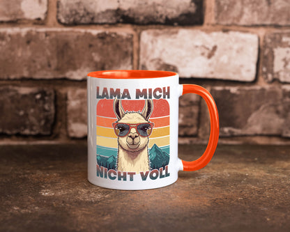 Lama mich nicht voll | Alpaka Kamel Retro lustig Humor Geschenkidee Geschenk