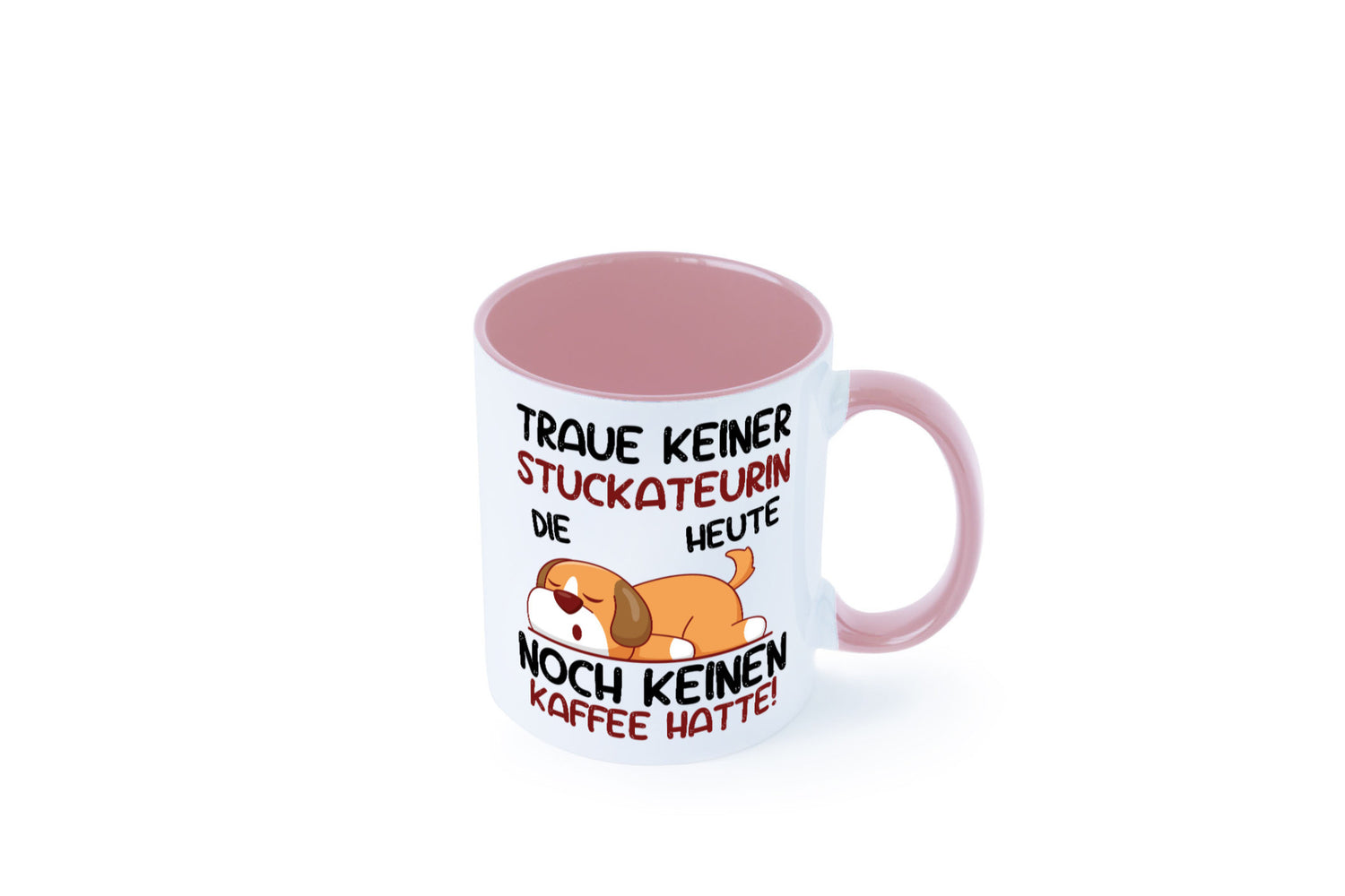 Traue keiner Stuckateurin | Innenausbau lustig Humor Geschenkidee Geschenk Tasse