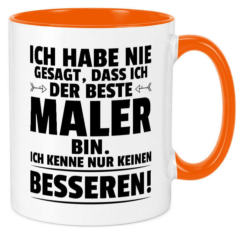 Der Beste Maler | Malerei lustiger Spruch Geschenk Humor Geschenkidee Tasse