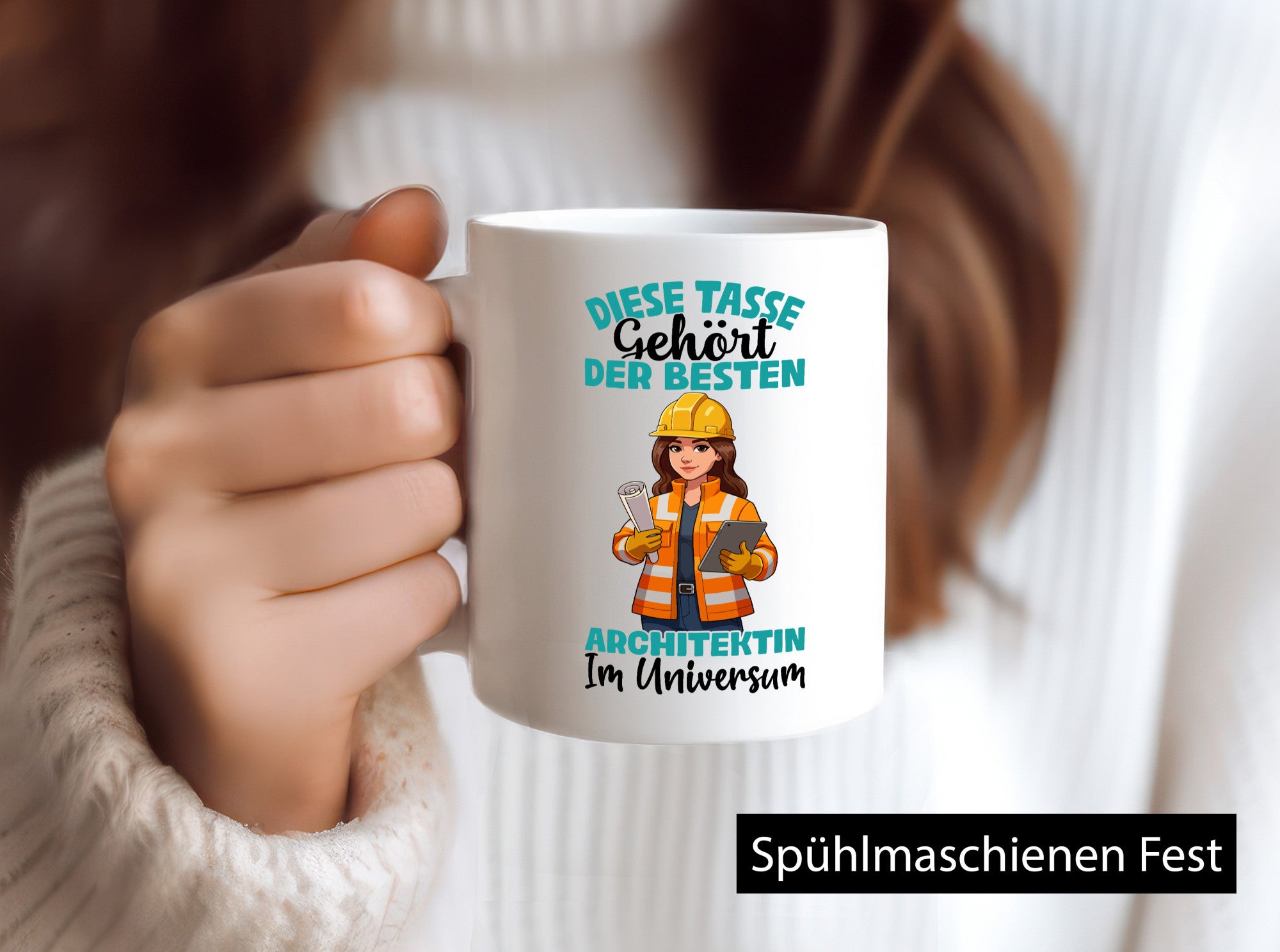 Im Universum: Architektin | Architektur Büro Humor Arbeit Kollegen Geschenkidee