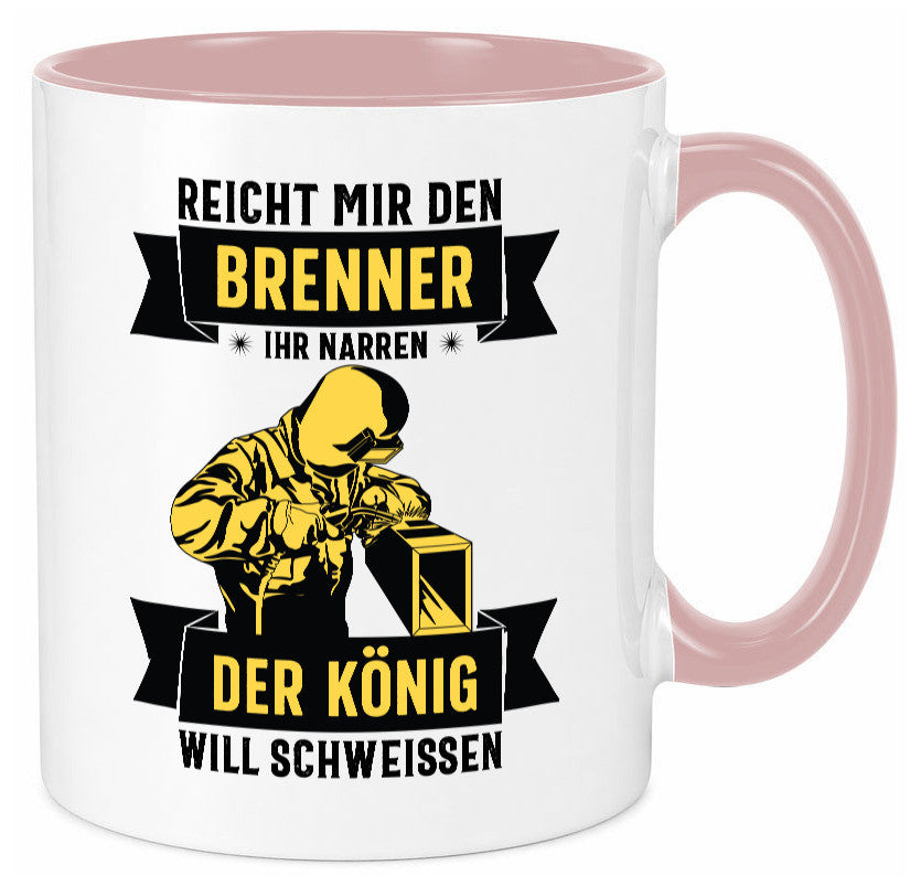 König will schweissen | Schweisser Sterne lustiger Spruch Geschenk Humor
