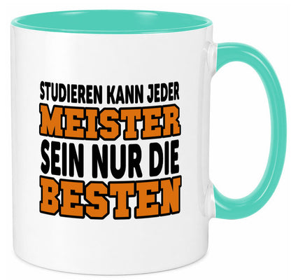 Meister | Handwerker Meisterprüfung Berufsabschluss Humor Arbeit Kollegen Büro