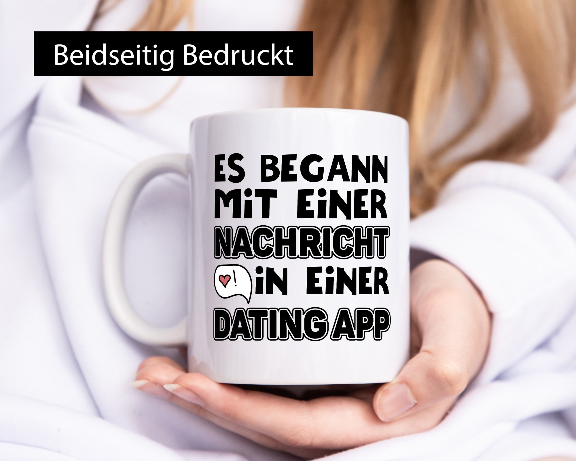 Dating App | Pärchen Tasse Online Liebe Beziehung lustig Humor Geschenkidee
