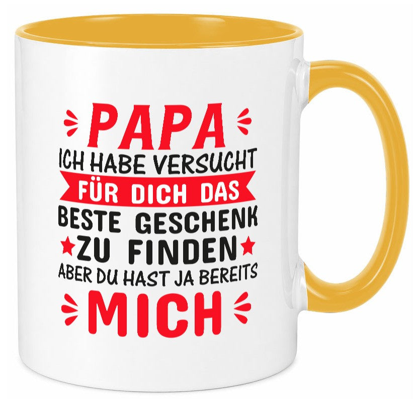 Bestes Geschenk für Papa | Vatertag Tasse Kinder Familie Geschenkidee lustiger